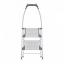 LivingStep Plus,Sgabello in alluminio, 2 gradini,portata 150 kg