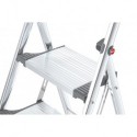 LivingStep Plus,Sgabello in alluminio, 2 gradini,portata 150 kg