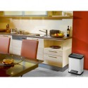 Oko duo 22 0622-019, Pattumiera a pedale,2x11 litri,acciaio inox