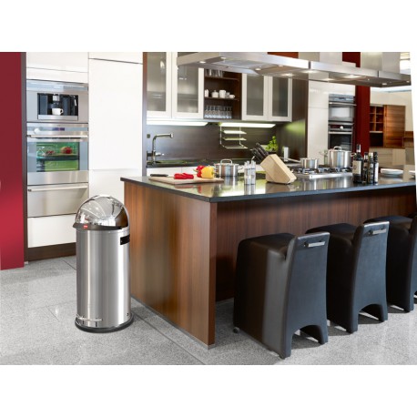 KickVisier 50 0850-359, Pattumiere grandi capacità,4 litri,acciaio inox