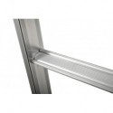 Gierre Matura flared aluminium ladder, 8 rungs, 150 kgs max load