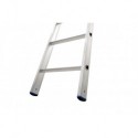 Gierre Matura Flared aluminium ladder,18 rungs, 150 kgs max load