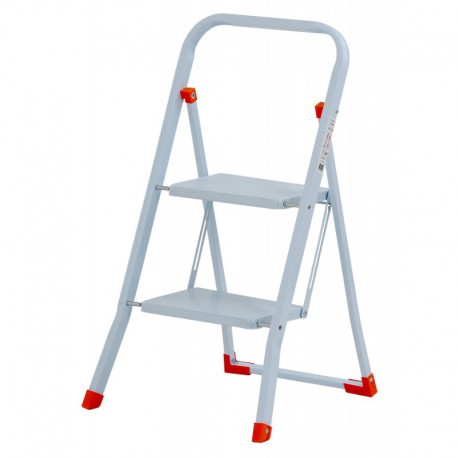 Steepstool Minisgà, made of steel, 2 steps, 150 kgs max load