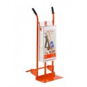 Carrello Gierre GE010, economico in acciaio, portata 200 kg
