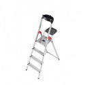 Hailo L60 8160-401,Scala domestica in alluminio, 4 gradini,portata 150 kg