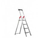 Hailo L60 8160-401,Scala domestica in alluminio, 4 gradini,portata 150 kg