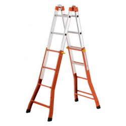 Gierre Peppina AM010 mixed steel-alu telescopic ladder
