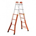 Gierre Peppina AM010 mixed steel-alu telescopic ladder