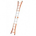 Gierre Peppina AM010 mixed steel-alu telescopic ladder