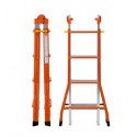 Gierre Peppina AM010 mixed steel-alu telescopic ladder