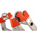 Gierre Peppina AM010 mixed steel-alu telescopic ladder