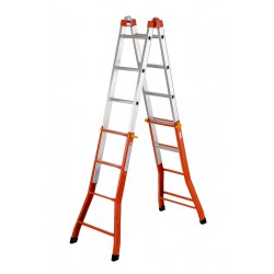 Gierre Peppina AM020 mixed steel-alu telescopic ladder