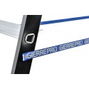 GierrePro professional aluminium stepladder, 3 steps, 150 kgs max load