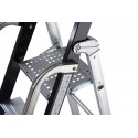 GierrePro professional aluminium stepladder, 7 steps, 150 kgs max load