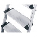 Scala Hailo XXL 8040-807,domestica in alluminio,6gradini,portata 150kg