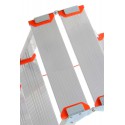 Sgabello Gierre Stylo in alluminio, 2 gradini + 1 piano,portata 150 kg