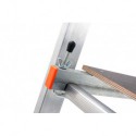 Trabattello Gierre Clip Rapido 100, FA100,in alluminio,portata 150 kg