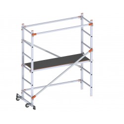 Trabattello Gierre Clip Rapido 100, FA100,in alluminio,portata 150 kg