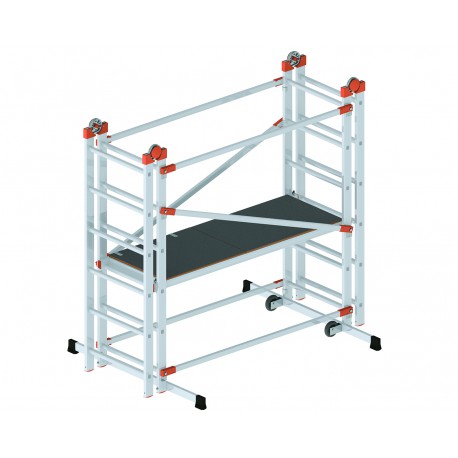 Trabattello Gierre Fast&Lock,FA200,in allum.,portata 150kg