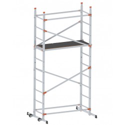 Scaffolding Fast&Lock 400, FA400FL, made of aluminium, max load 150 kgs