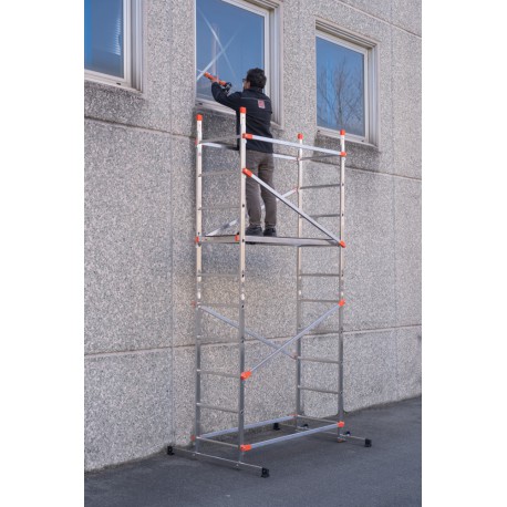 Scaffolding Fast&Lock 400, FA400FL, made of aluminium, max load 150 kgs