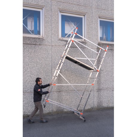 Trabattello Fast&Lock 400, FA400FL, in alluminio,portata 150 kg