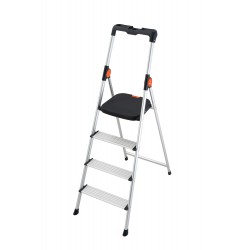 GIERRE SUPERSTEP B222 STEEL STEP STOOL WITH HIGH SAFETY RAIL