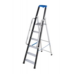 GierrePro professional aluminium stepladder, 6 steps, 150 kgs max load