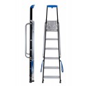 GierrePro professional aluminium stepladder, 6 steps, 150 kgs max load
