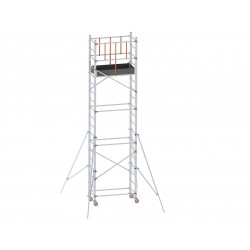 Torre mobile Super Pro GierrePro,TA2000, in alluminio, portata 170 kg