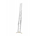 Gierre Modula 3 section extending aluminium ladder, parallel uprights