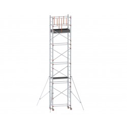 Torre mobile Super Pro GierrePro,TA2000, in alluminio, portata 170 kg