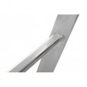 Hailo Hobbylot 2 section extending aluminium ladder, parallel uprights