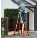 Gierre Peppina AM100 mixed steel-alu telescopic ladder