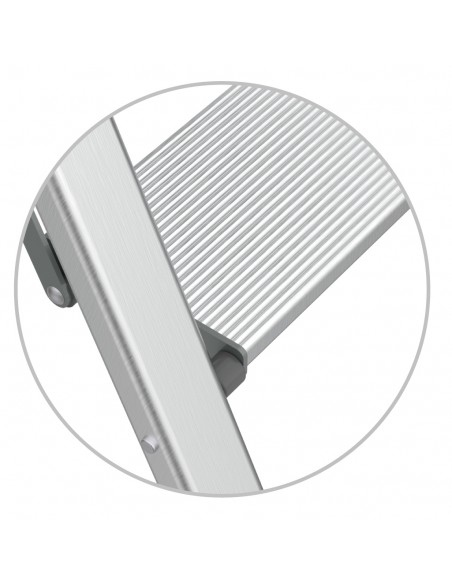 GIERRE SUPERSTEP B0200 STEEL STEP STOOL WITH HIGH SAFETY RAIL