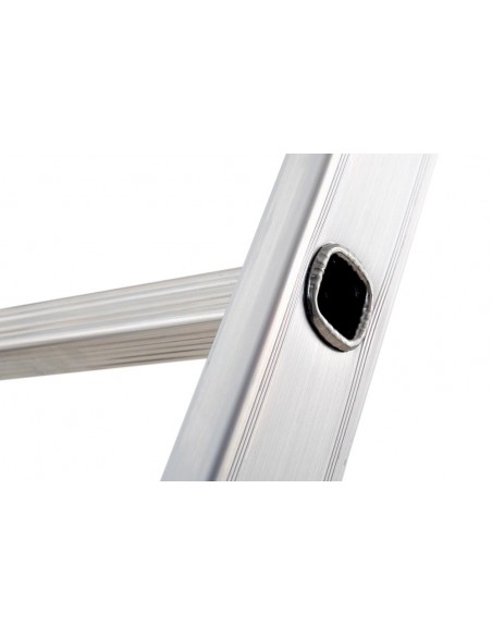 Gierre AL235, single aluminium ladder, 12 rungs