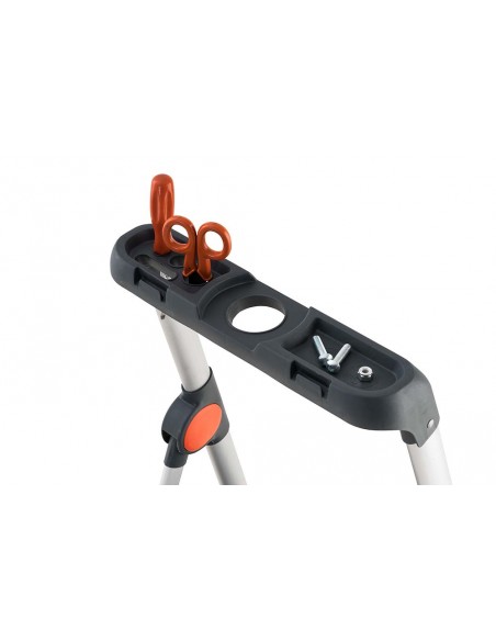 GIERRE SUPERSTEP B222 STEEL STEP STOOL WITH HIGH SAFETY RAIL