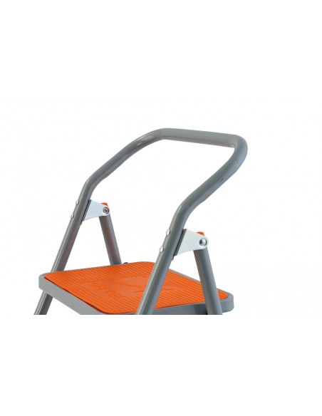 Sgabello Gierre Sgabby, in acciaio,2 gradini,portata 150 kg