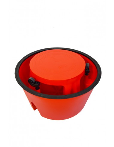 Stepstool 1step, folding, made of steel, 150 kgs max load