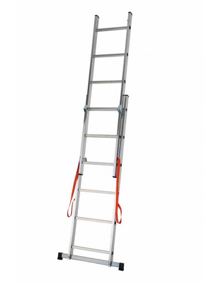 Scala trasformabile doppia Modula Gierre AL300 in alluminio, 2x6 pioli