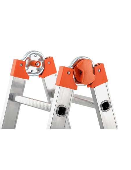 Gierre Peppina AM030 mixed steel-alu telescopic ladder