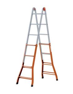 Gierre PEPPINA FE125 steel multifunction telescopic ladder 2
