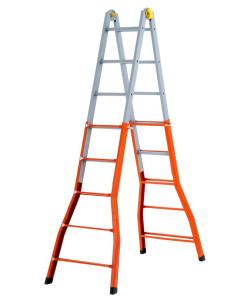 Gierre PEPPINA FE125 steel multifunction telescopic ladder 2