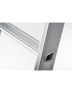 Gierre Matura flared aluminium ladder, 8 rungs, 150 kgs max load 2