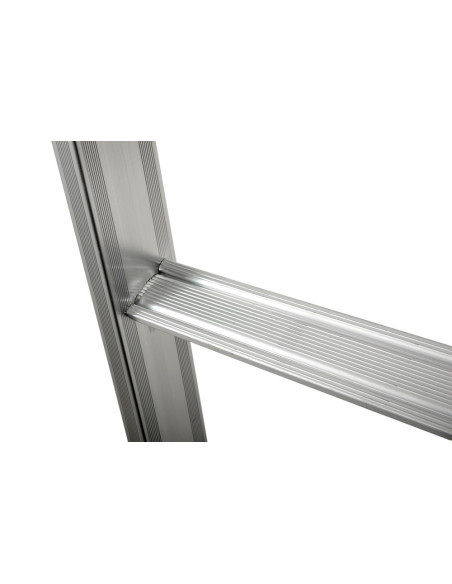 Gierre Matura flared aluminium ladder, 8 rungs, 150 kgs max load