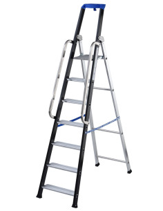 Scala doppia professionale GierrePro, portata 150 kg 2