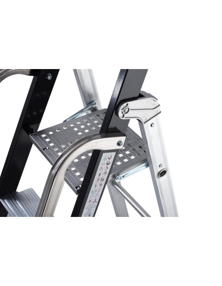 GierrePro professional aluminium stepladder, 150 kgs max load