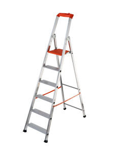 Gierre Stabila AL750,Aluminium stepladder, 8 steps, 150 kgs max load 2