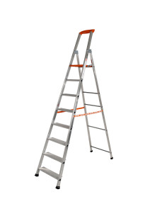 Gierre Stabila AL750,Aluminium stepladder, 8 steps, 150 kgs max load 2