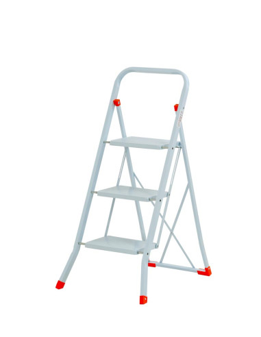 Steepstool Minisgà, made of steel, 2 steps, 150 kgs max load